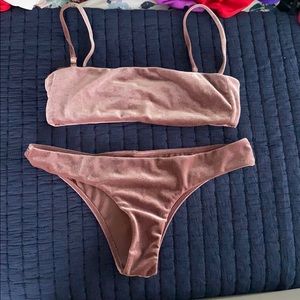 Billabong velvet bikini set